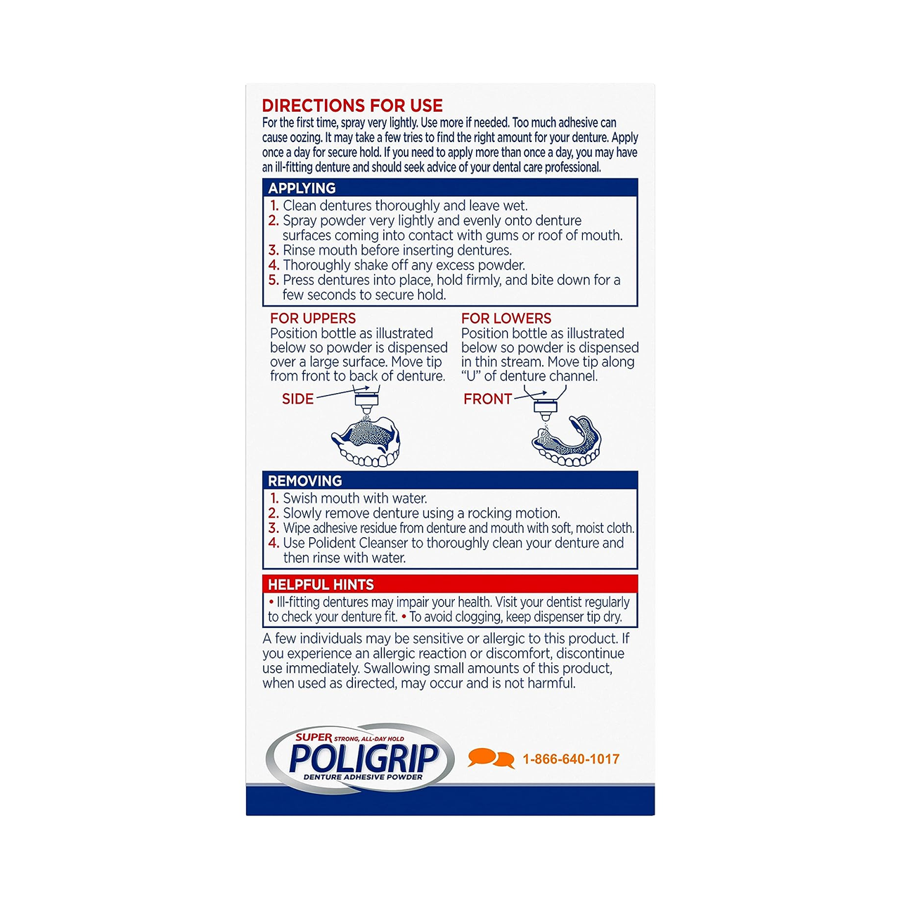 Poligrip - Denture Adhesive Powder | 50g – White Cross E-Store Poligrip - Denture Adhesive Powder | 50g – White Cross E-Store