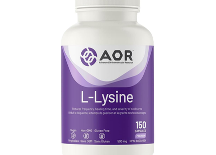 AOR - L-Lysine 500 mg | 150 gélules