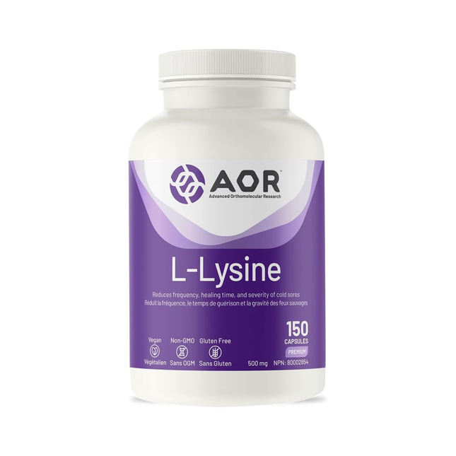 AOR - L-Lysine 500 mg | 150 Capsules