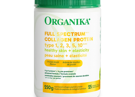 Organika - Full Spectrum Collagen 1-3,5,10 Light Chicken Broth Flavour | 250 g