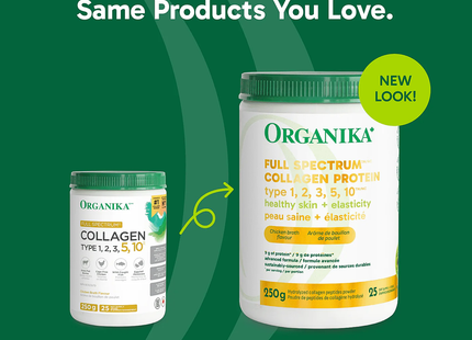 Organika - Full Spectrum Collagen 1-3,5,10 Light Chicken Broth Flavour | 250 g