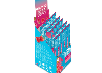 Organika - Electrolytes Satchets, Wild Raspberry | 3.5 g x 25