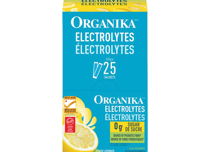 Organika - Electrolytes, Classic Lemonade | 25 Satchets x 3.5 g
