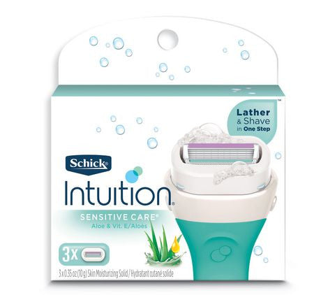 Schick Intuition Sensitive Care with Aloe & Vitamin E Replacement Cartridges | 3 Count