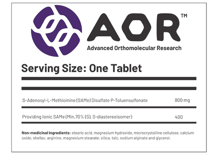 AOR - SAMe 400 mg | 30 Comprimés