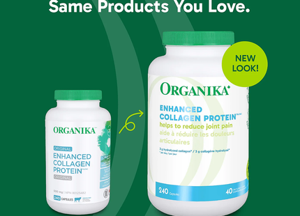 Organika - Enhanced Collagen Protein | 240 Capsules