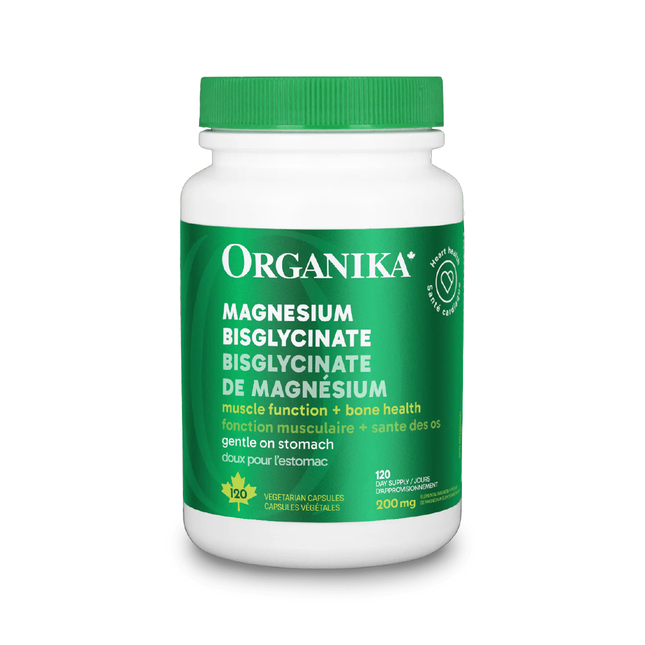 Organika - Magnesium Bisglycinate | 120 Capsules