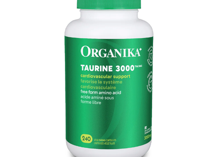 Organika - Taurine 3000 Ultra Strength | 240 Veg Capsules