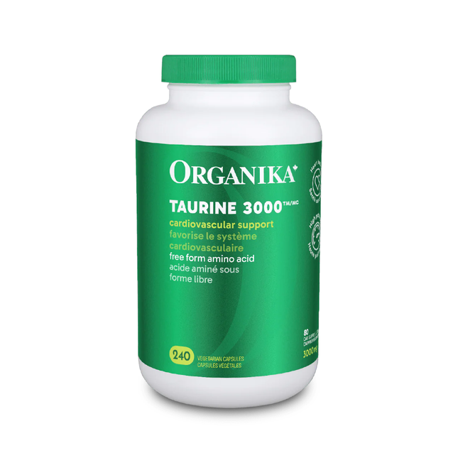 Organika - Taurine 3000 Ultra Strength | 240 Veg Capsules