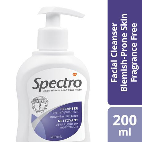 Nettoyant Spectro pour peaux sensibles sujettes aux imperfections | 200 ml