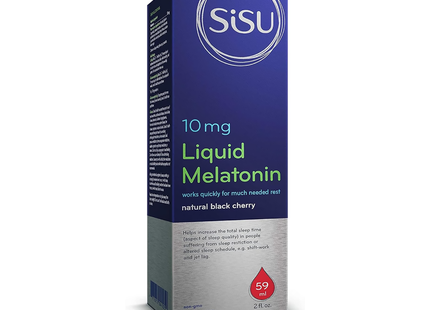 SISU - Liquid Melatonin 10 mg, Black Cherry | 59 mL