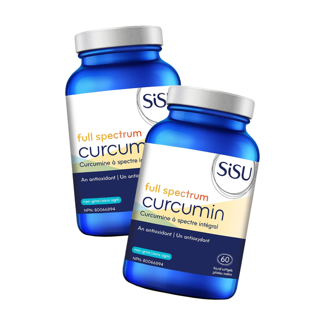 2-PACK! SISU - Full Spectrum Curcumin | 60 Liquid Softgels