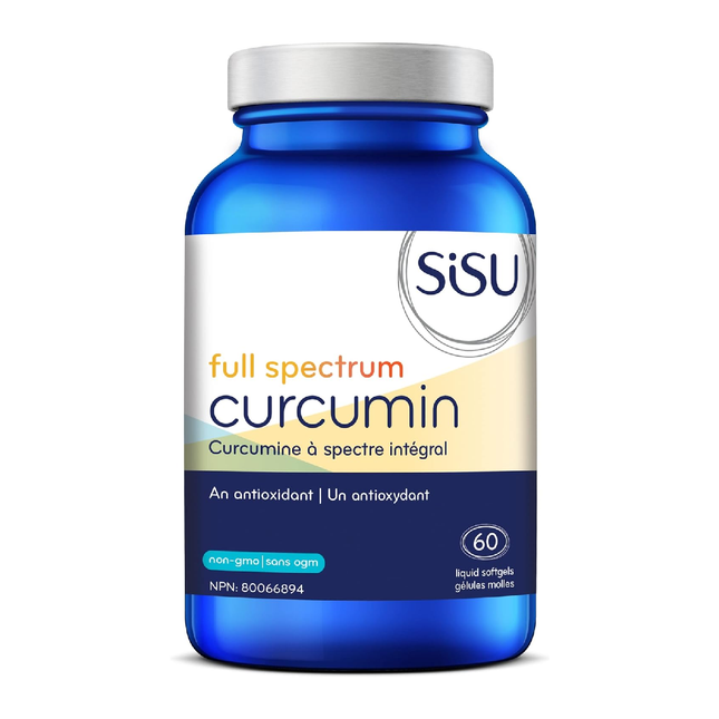 Sisu - Curcumine à spectre complet | 60 gels mous liquides*