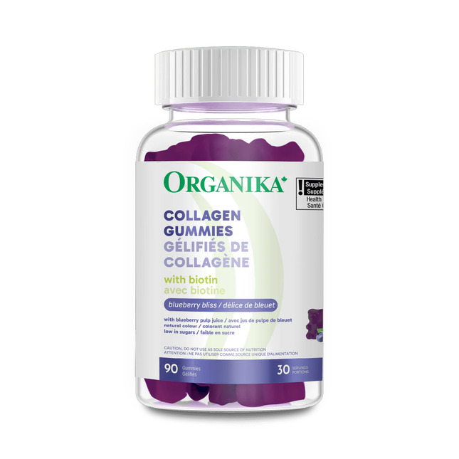 Organika - Collagen Gummies, Blueberry | 90 Gummies