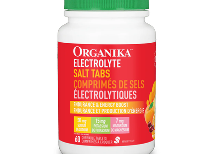 Organika - Electrolyte Salt Tabs | 60 Chewables