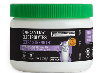 Organika - Electrolytes Extra Strength, Unflavoured | 162 g