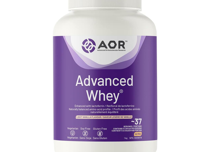 AOR - Advanced Whey Enhanced with Lactoferrin, Vanilla Flavlour | 1kg