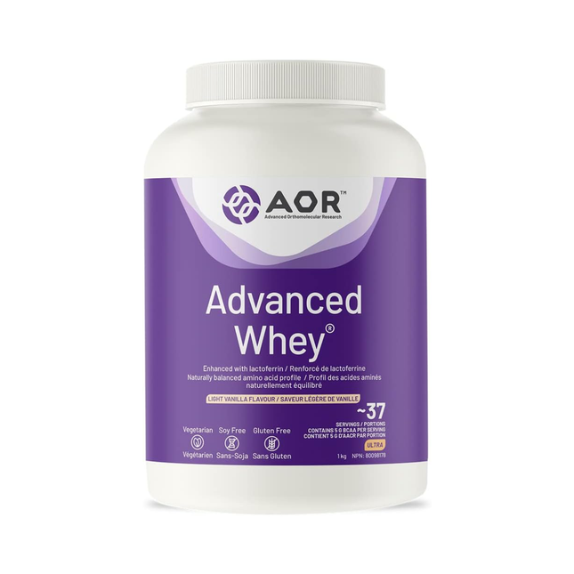 AOR - Advanced Whey Enhanced with Lactoferrin, Vanilla Flavour | 1 kg
