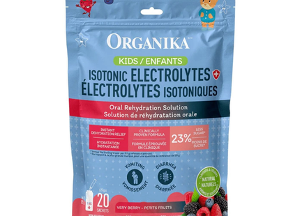 Organika - Kids Electrolytes, Berry | 20 Satchets x 6.5 g