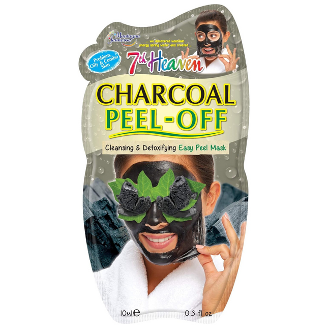 7th Heaven - Charcoal Peel-Off Mask for Problem, Oily & Combo Skin | 10 mL