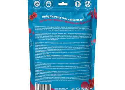 Organika - Kids Electrolyte Sticks, Raspberry Rush | 20 Satchets x 3.5 g