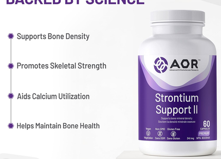 AOR - Strontium Support II | 60 capsules
