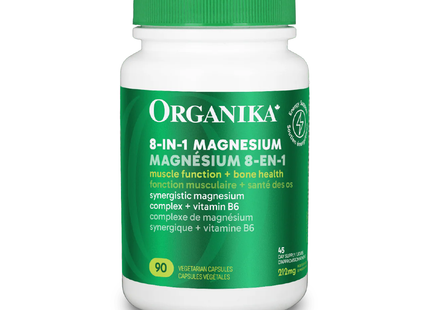 Organika 8-in-1 Magnesium | 90 Capsules