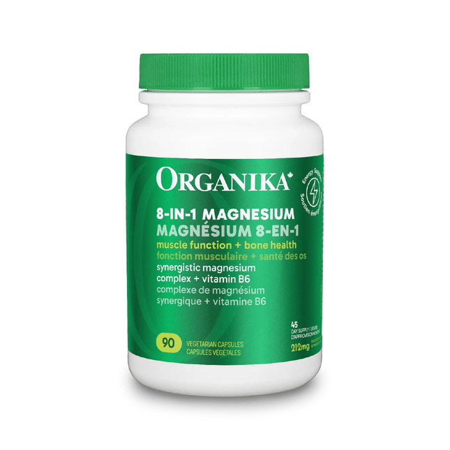 Organika 8-in-1 Magnesium | 90 Capsules