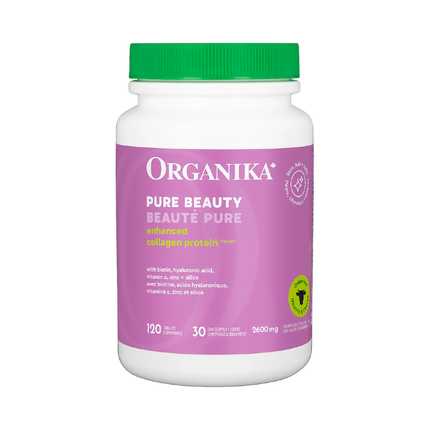 Organika - Protéine de collagène Pure Beauty | 120 comprimés