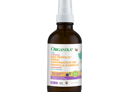 Organika - Kids Bee Propolis Spray, Elderberry | 30 mL