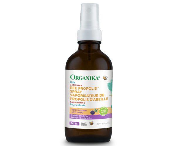 Organika - Kids Bee Propolis Spray, Elderberry | 30 mL – White Cross E ...