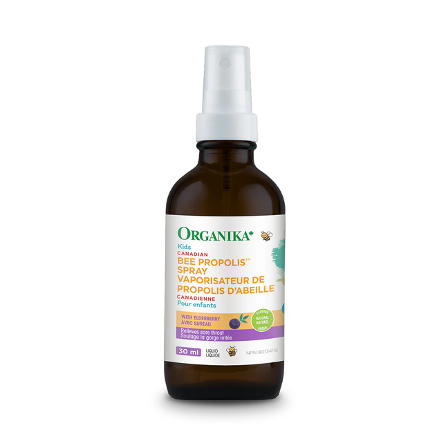 Organika - Kids Bee Propolis Spray, Elderberry | 30 mL