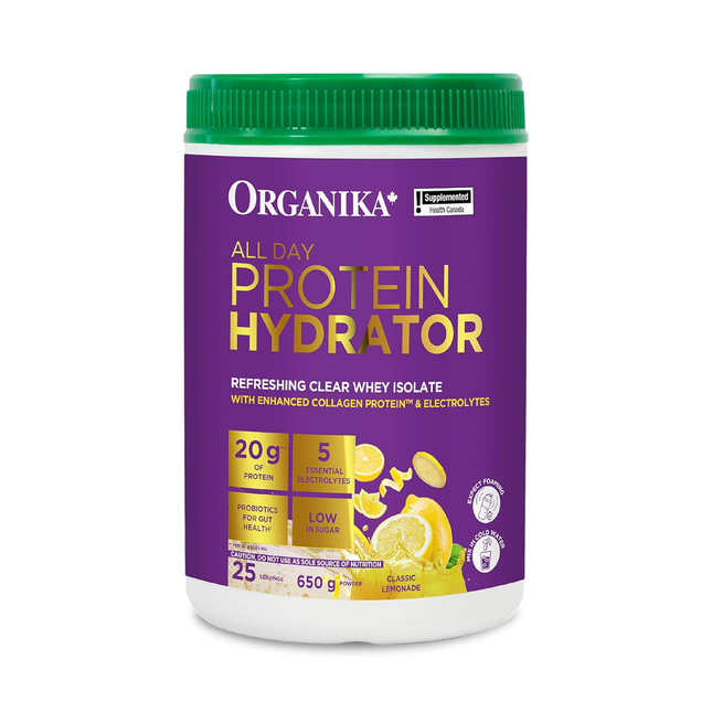 Organika - All Day Protein Hydrator, Classic Lemonade | 650 g