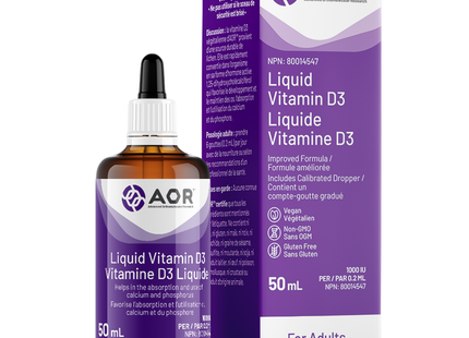 AOR - Liquid Vegan Vitamin D3 | 50 mL
