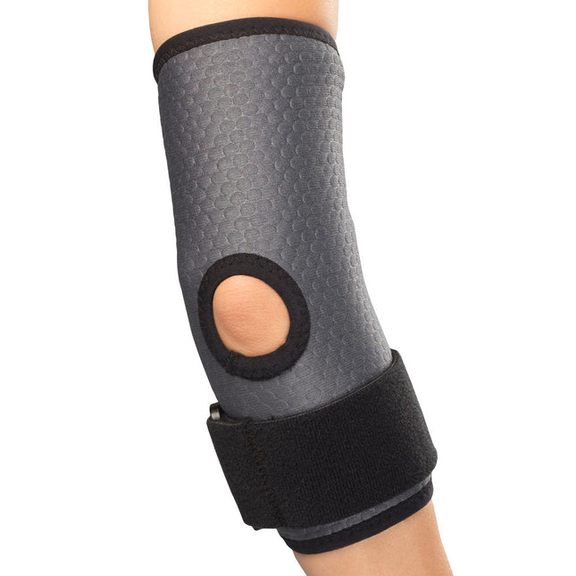 CHAMPION - Elbow Sleeve Charcoal/Wraparound Strap