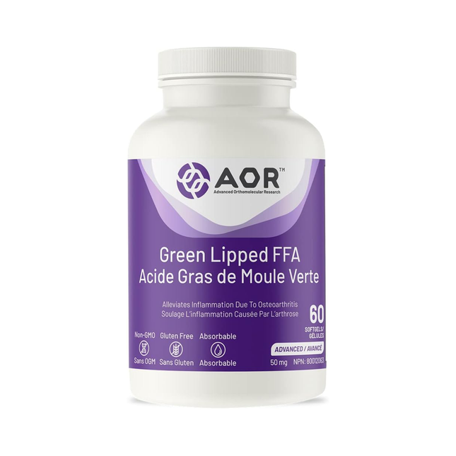 AOR - Green Lipped FFA 50 mg | 60 Softgels