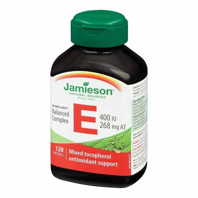 Jamieson Vitamin E 400 IU | 120 Softgels