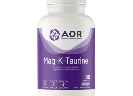 AOR - Mag-K-Taurine | 90 Capsules