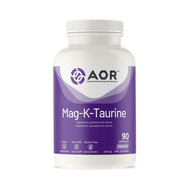 AOR - Mag-K-Taurine | 90 Capsules