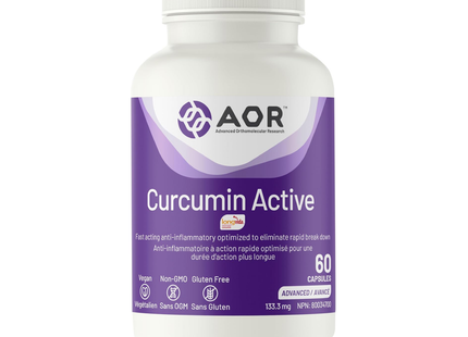 AOR - Curcumin Active 133.3mg | 60 Capsules