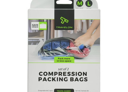 Travelon - Set of 2 Compression Packing Bags