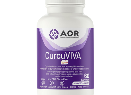 AOR - CurcuVIVA 80 mg | 60 Capsules