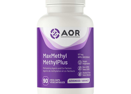 AOR - Max Methyl 517 mg | 90 Capsules