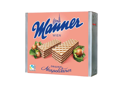 Manner - Chocolate Hazelnut Cream Filled Wafers | 75 g