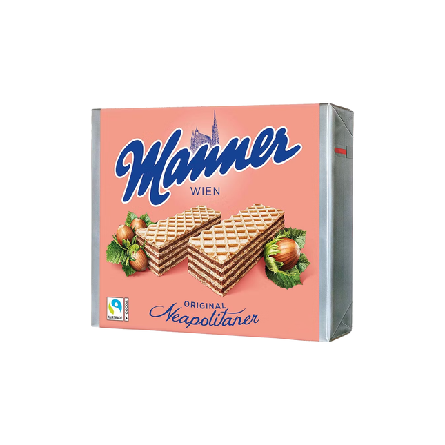Manner - Chocolate Hazelnut Cream Filled Wafers | 75 g
