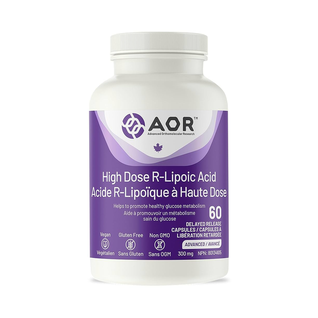 AOR - High Dose R-Lipoic Acid | 60 Caps