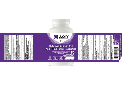 AOR - High Dose R-Lipoic Acid | 60 Caps