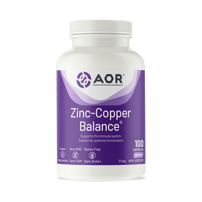 AOR - Zinc-Copper Balance | 100 Capsules