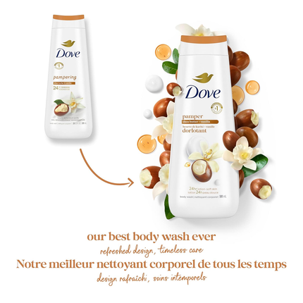 Dove - Pampering Body Wash - Shea Butter & Vanilla | 325 mL