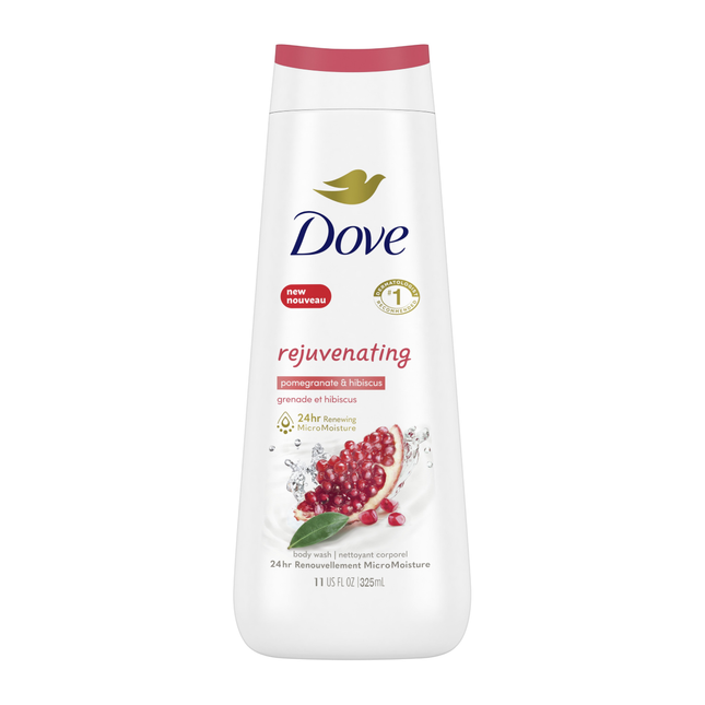 Dove - 24HR Rejuvenating Body Wash - Pomegranate & Hibiscus